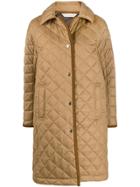 Mackintosh Rhynie Quilted Coat - Brown