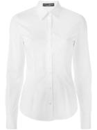 Dolce & Gabbana Classic Shirt, Women's, Size: 46, White, Cotton/spandex/elastane