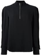 3.1 Phillip Lim High Collar Blouse - Black