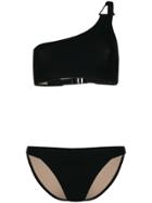 Zeus+dione Mykonos One-shoulder Bikini Set - Black