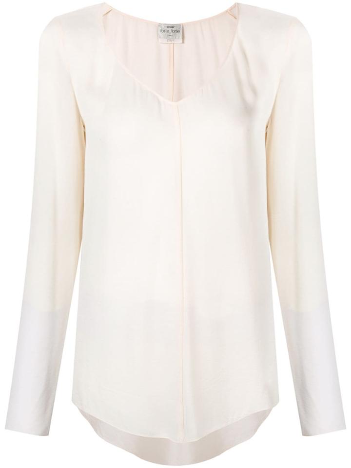 Forte Forte V-neck Blouse - Neutrals