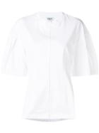 Kenzo Puff Sleeve Top - White