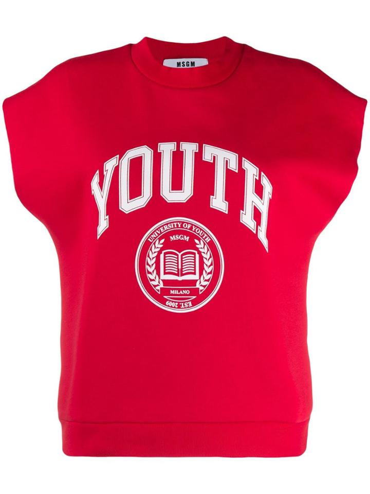 Msgm Youth T-shirt - Red