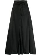 Max Mara Tie-waist Skirt - Black