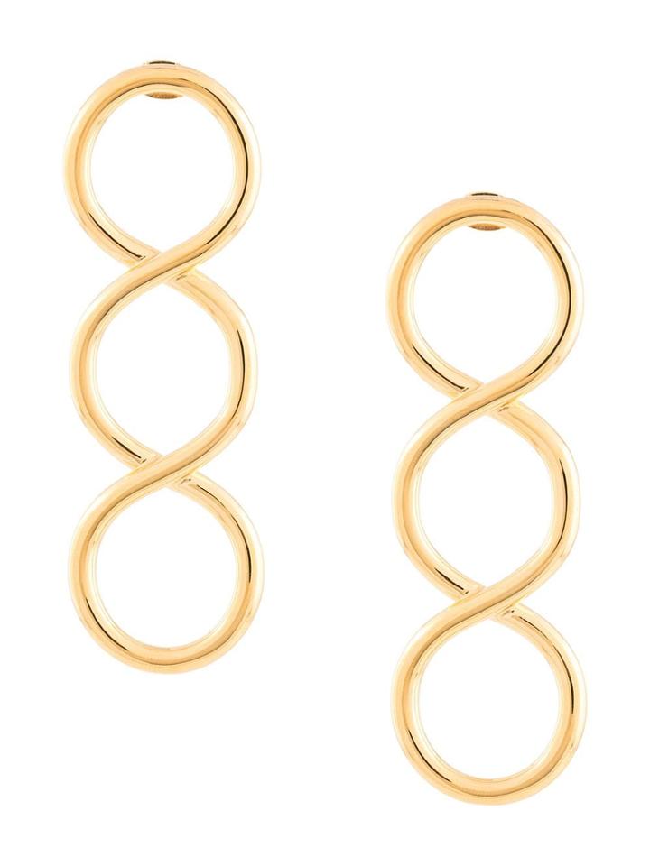 Jw Anderson Twisted Earrings - Gold