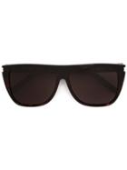 Saint Laurent Eyewear Round Frame Sunglasses - Brown