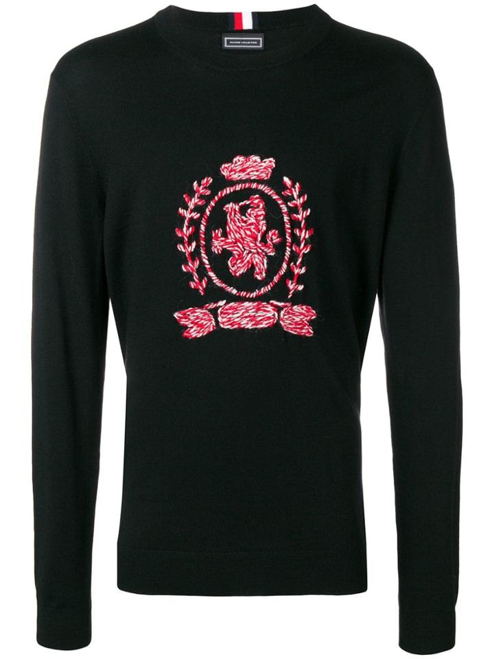 Tommy Hilfiger Embroidered Sweatshirt - Black
