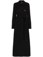 Ann Demeulemeester Double-breasted Belted Trench Coat - Black