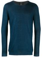 Avant Toi Lightweight Sweatshirt - Blue