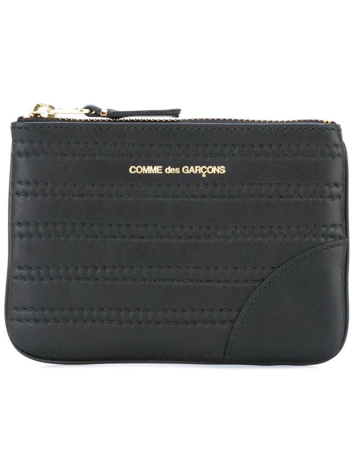 Comme Des Garçons Wallet Stitch Coin Purse - Black