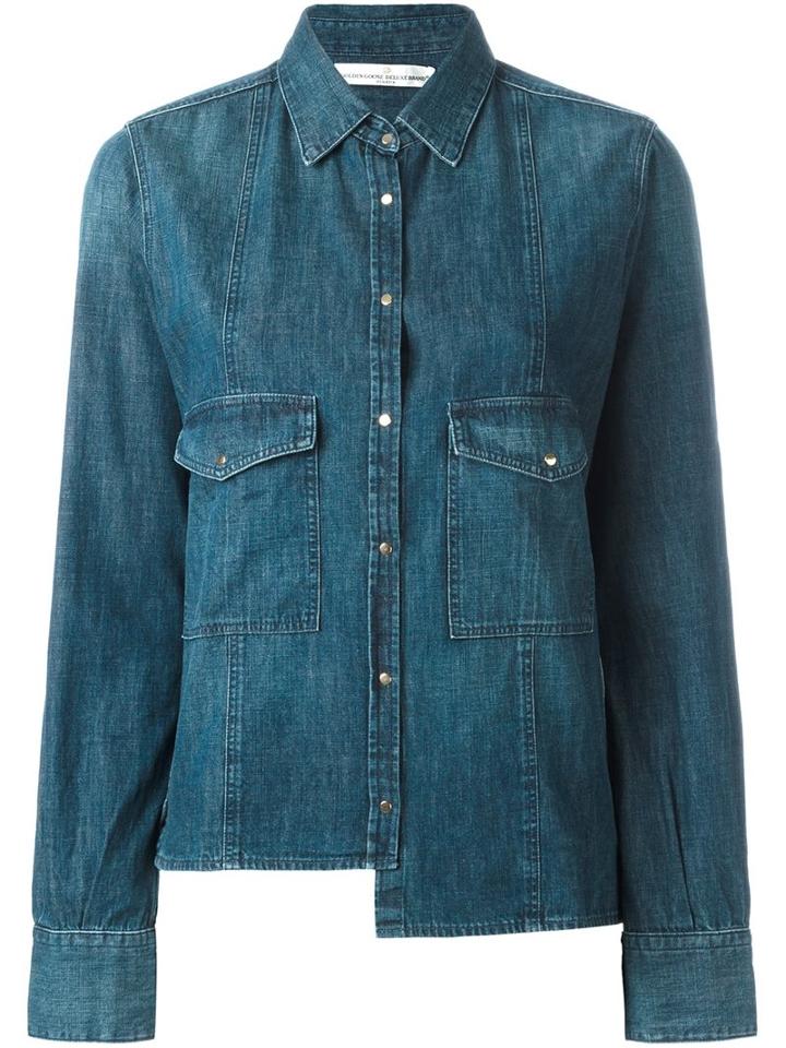 Golden Goose Deluxe Brand Asymmetric Front Shirt