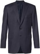 Brioni Tailoring Detail Single Breasted Jacket - Blue