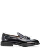 Doucal's Rope Detail Loafers - Black