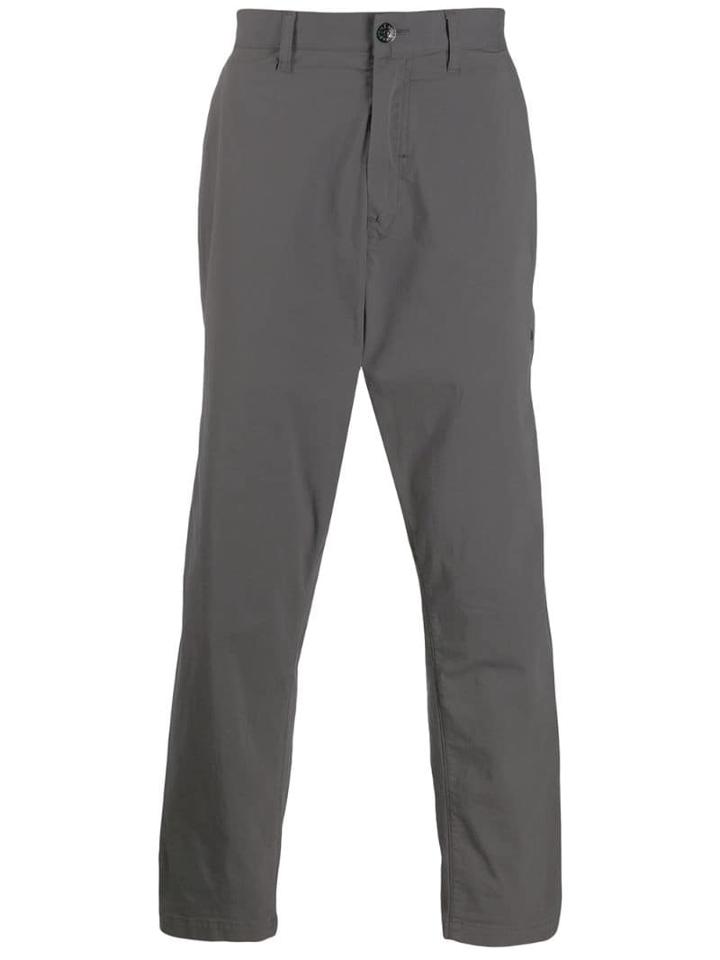 Stone Island Shadow Project Long-line Chinos - Grey