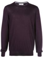 Brunello Cucinelli Fine Knit Jumper - Purple