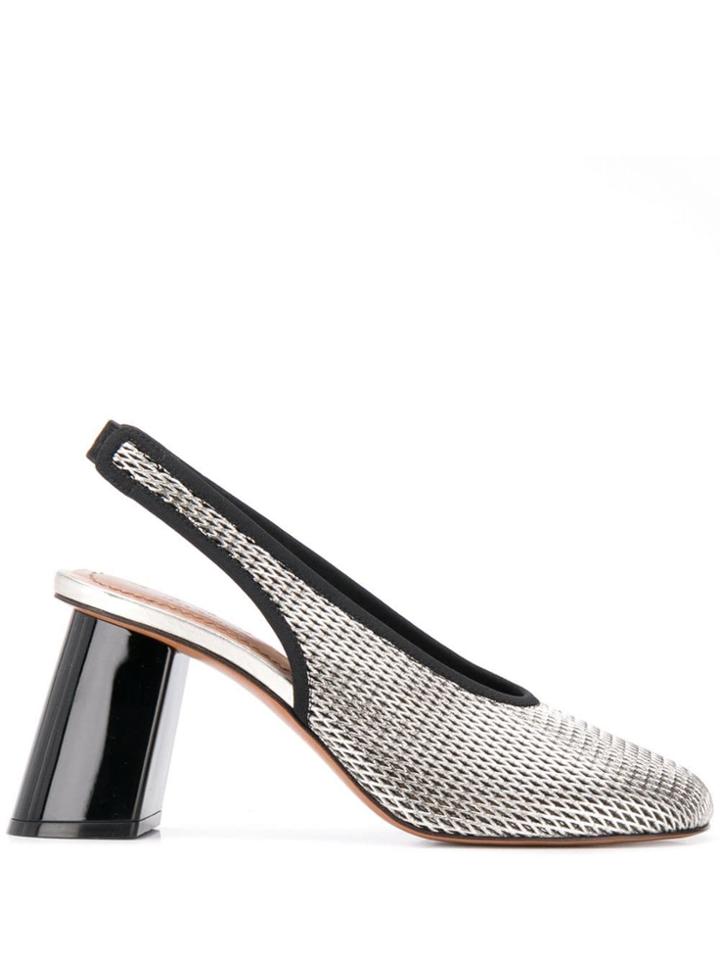 Marni Mesh Pumps - Silver