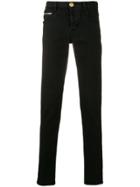 Emporio Armani Logo Patch Jeans - Black