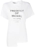 Monse Logo Asymmetric T-shirt - White