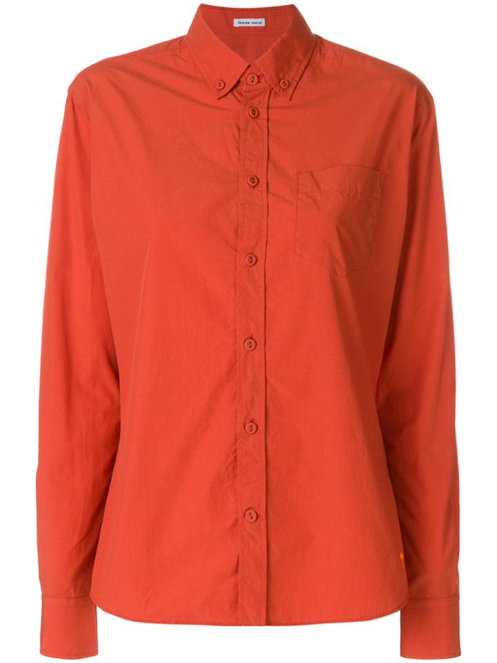 Tomas Maier Boyfriend Shirt - Yellow & Orange