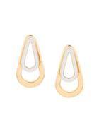 Annelise Michelson Medium Double Ellipse Earrings - Gold