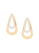 Annelise Michelson Medium Double Ellipse Earrings - Gold