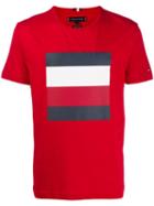 Tommy Hilfiger Signature Stripe T-shirt - Red