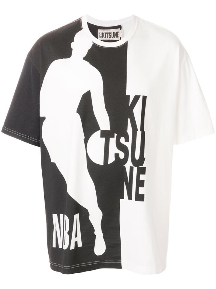 Maison Kitsuné Nba T-shirt - Black