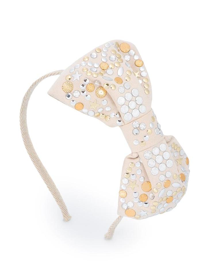 Simonetta Bow Hairband, Girl's, Nude/neutrals