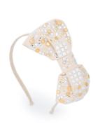 Simonetta Bow Hairband, Girl's, Nude/neutrals