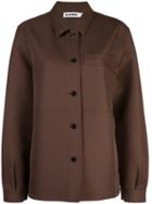 Jil Sander Oversized Shirt - Brown