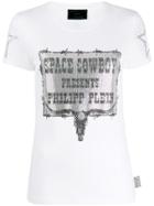 Philipp Plein Space Cowboy Print T-shirt - White