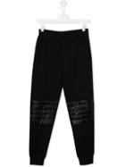 Moncler Kids Teen Track Trousers - Black