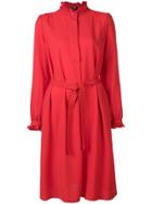 A.p.c. Astor Midi Dress - Red