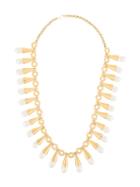 Chanel Pre-owned Drop Pearl Necklace - Metallic