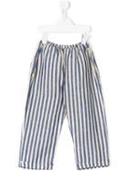 Pero Kids Striped Trousers, Girl's, Size: 7 Yrs, Blue