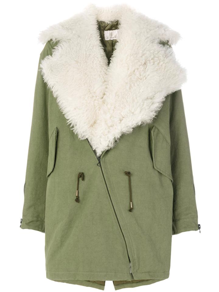 As65 Collar Coat - Green