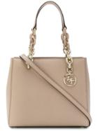Michael Michael Kors Chunky Chain Strap Bag - Neutrals