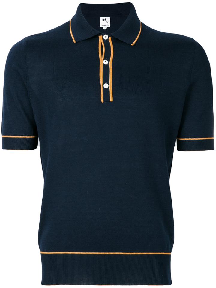 Doppiaa Buttoned Up Polo Shirt - Blue