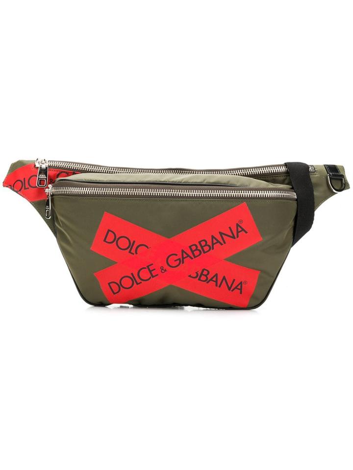 Dolce & Gabbana Logo Belt Bag - Green