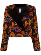 Emanuel Ungaro Pre-owned Jacquard Printed Cropped Jacket - Multicolour