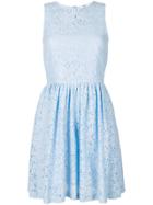 Blugirl Embellished Lace Dress - Blue
