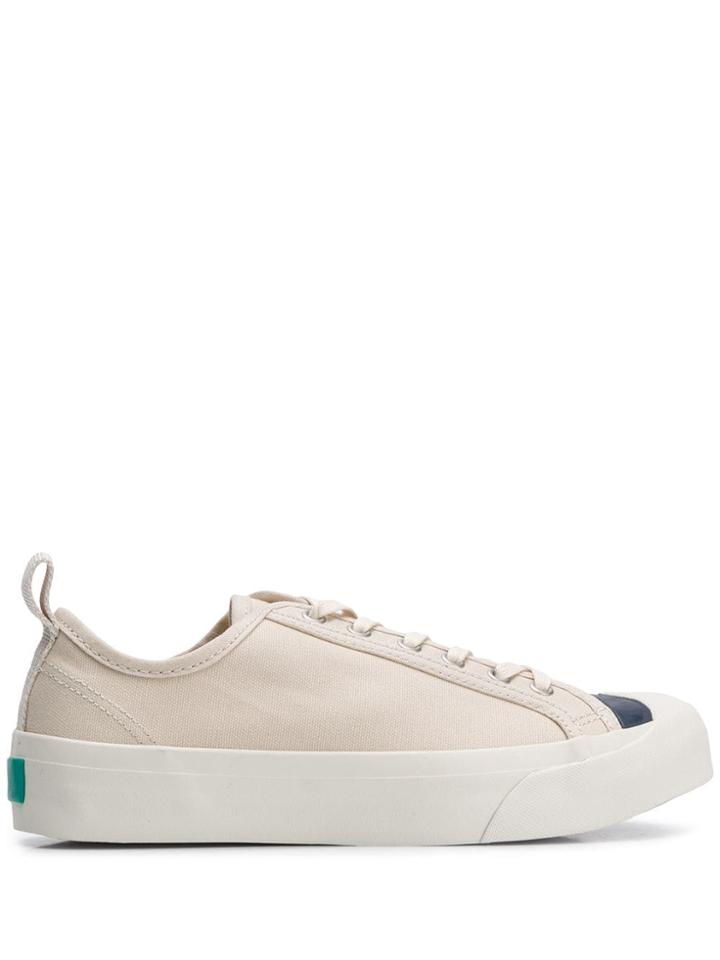 Ymc Platform Lace Up Sneakers - Neutrals