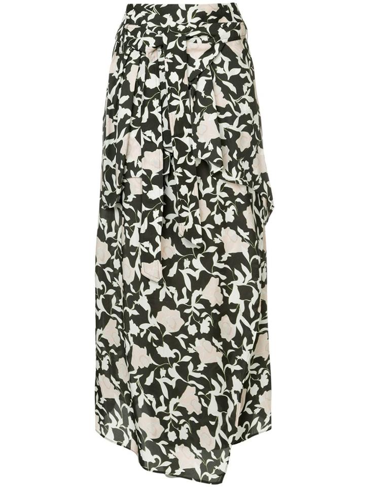 Christian Wijnants Floral Print Skirt - Multicolour
