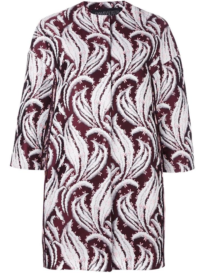 Giambattista Valli Abstract Jacquard Pattern Jacket