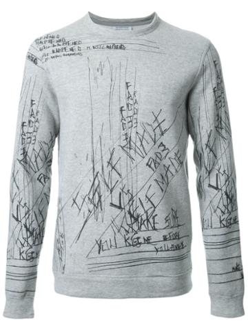 Fad Three Notes Print Sweatshirt