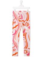 Emilio Pucci Junior Printed Leggings - Pink