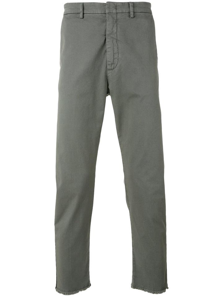 Pence - Regular Trousers - Men - Cotton/spandex/elastane - 46, Grey, Cotton/spandex/elastane