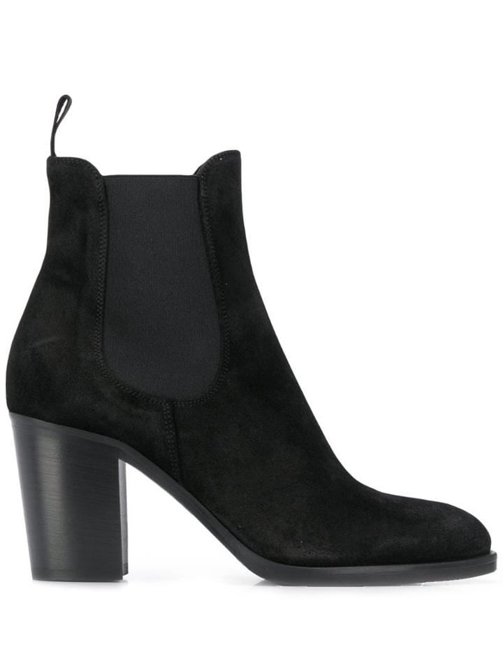 Strategia Birk Ankle Boots - Black