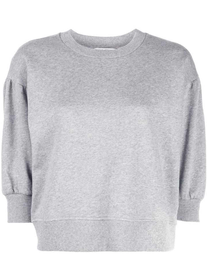 Opening Ceremony 3/4 Sleeves Sweatshirt - Grey