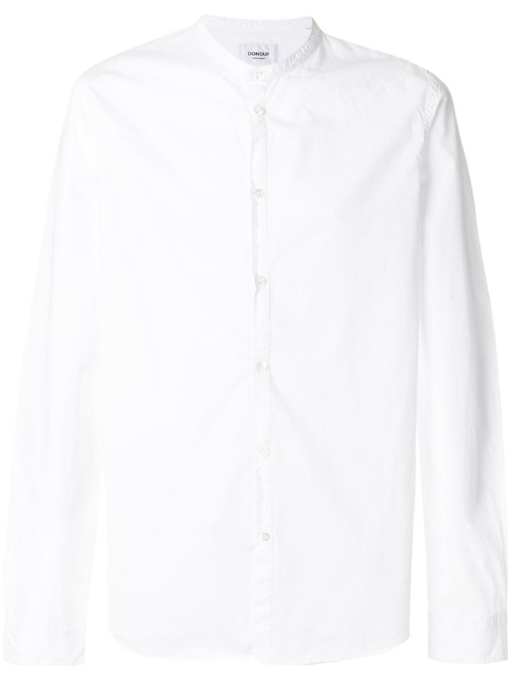 Dondup Mandarin Collar Shirt - White
